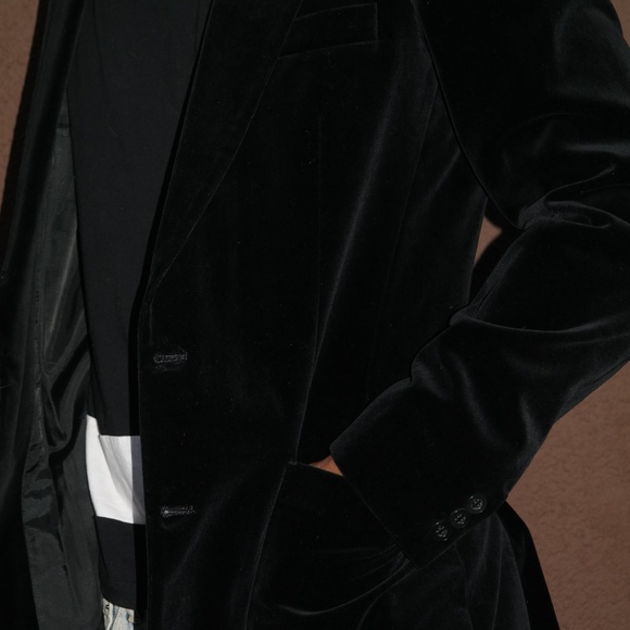 Yyev Saint laurent velvet jacket - Picture 1 of 8